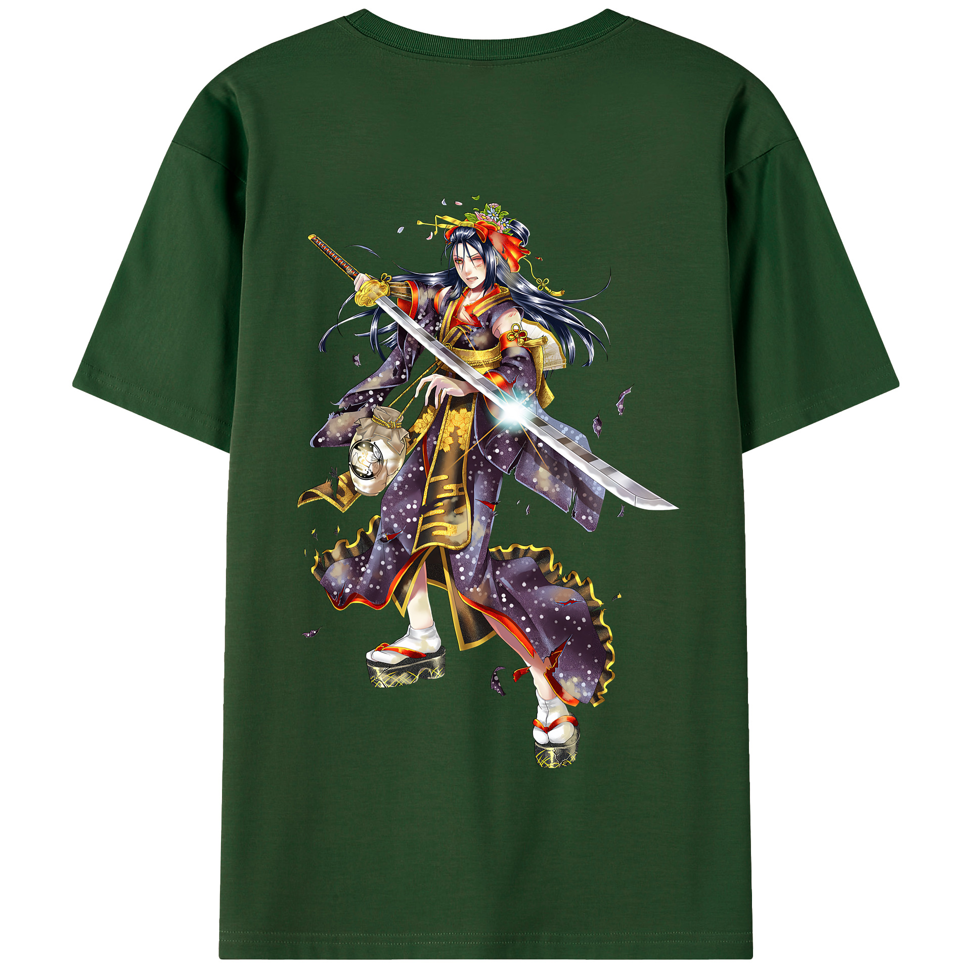 （画像用） 刀剣乱舞 Touken Ranbu 綿100％半袖Tシャツ（背面プリント）
